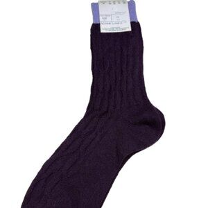 Bresciani 1970 Woman 100% Cashmere Italian Socks Size Medium New With Tags